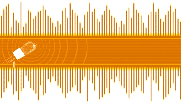 immagine delle frequenze di un file audio