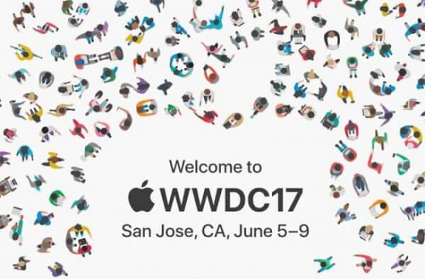 l'immagine contiene il volantino dell'evento apple di WWDC 2017