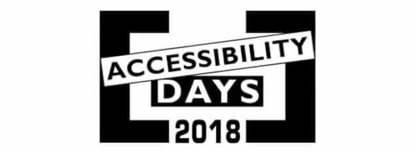 l'immagine contiene il logo di accessibility days