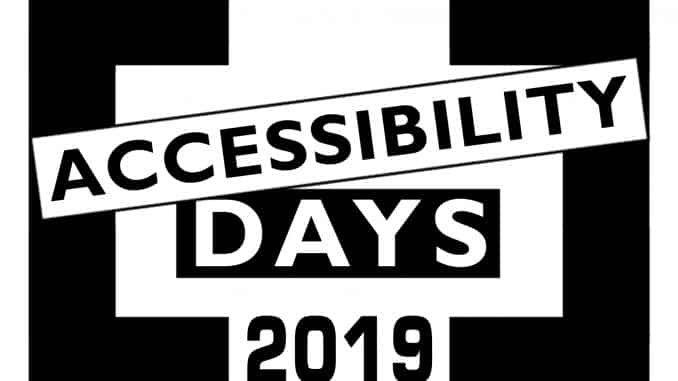 l'immagine contiene il logo di accessibility y days. 2019