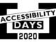 l'immagine contiene il logo di accessibility days 2020